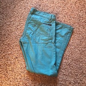 Turquoise diesel jeans